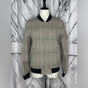 Karl Marc John Checked Bomber Jacket S